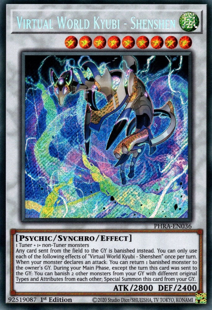 Image for Virtual World Kyubi - Shenshen (PHRA-EN036) (PHRA) - YuGiOh