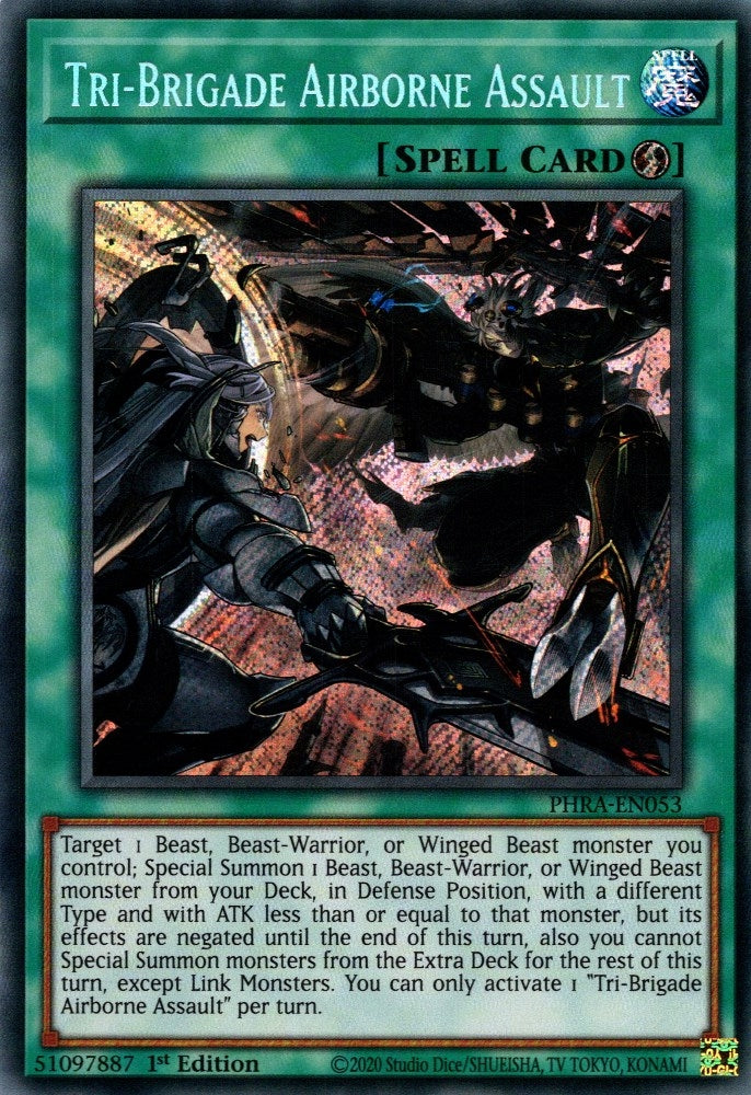 Image for Tri-Brigade Airborne Assault (PHRA-EN053) (PHRA) - YuGiOh