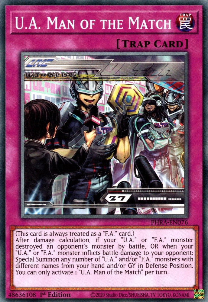 Image for U.A. Man of the Match (PHRA-EN076) (PHRA) - YuGiOh
