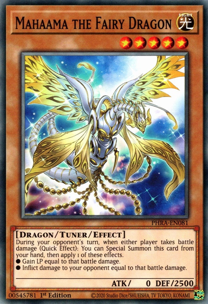 Image for Mahaama the Fairy Dragon (PHRA-EN081) (PHRA) - YuGiOh