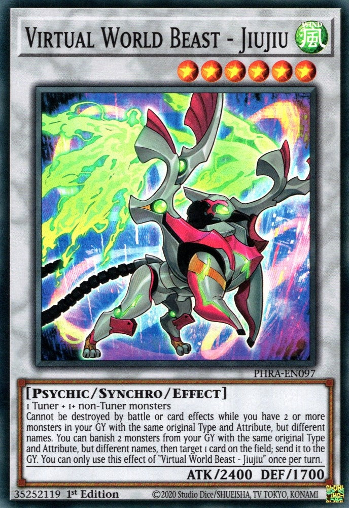 Image for Virtual World Beast - Jiujiu (PHRA-EN097) (PHRA) - YuGiOh