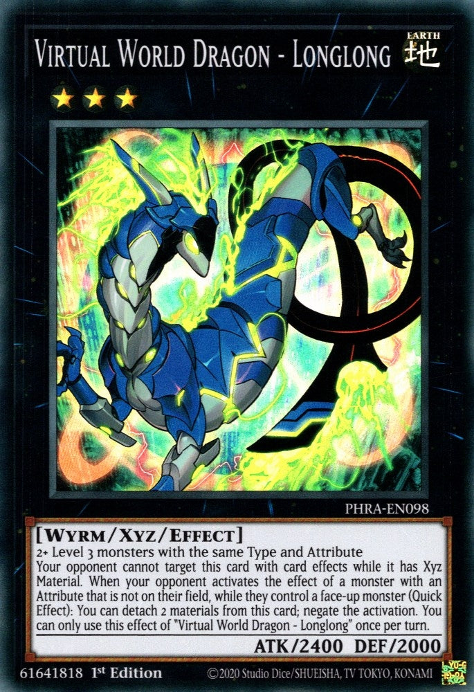 Image for Virtual World Dragon - Longlong (PHRA-EN098) (PHRA) - YuGiOh