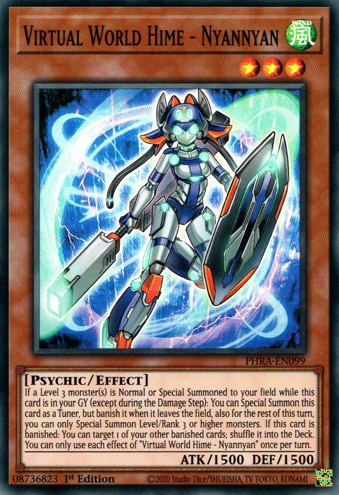 Image for Virtual World Hime - Nyannyan (PHRA-EN099) (PHRA) - YuGiOh