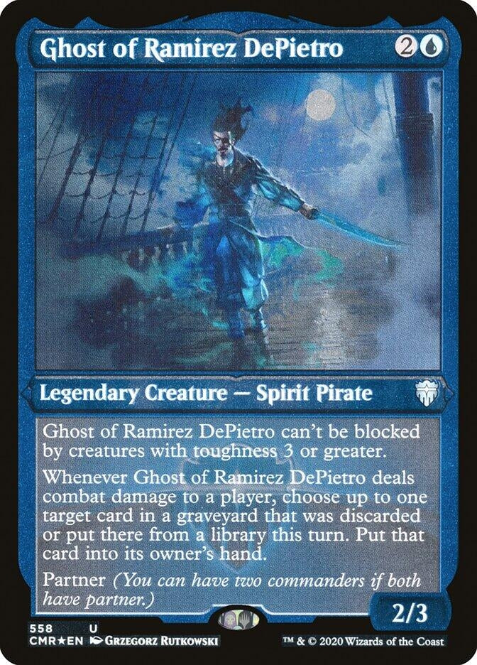 Image for Ghost of Ramirez DePietro (Foil Etched) (558) (Commander Legends) - Magic: The Gathering