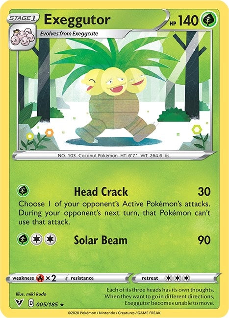 Image for Exeggutor (005/185) (SWSH04) - Pokemon