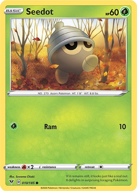 Image for Seedot (010/185) (SWSH04) - Pokemon