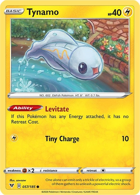 Image for Tynamo (057/185) (SWSH04) - Pokemon