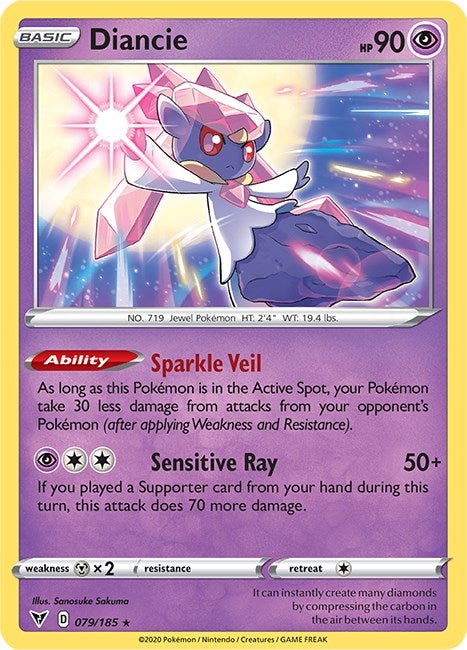 Image for Diancie (079/185) (SWSH04) - Pokemon