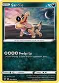 Image for Sandile (107/185) (SWSH04) - Pokemon