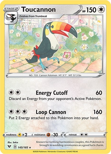 Image for Toucannon (145/185) (SWSH04) - Pokemon