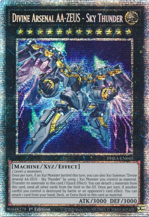 Image for Divine Arsenal AA-ZEUS - Sky Thunder (Starlight Rare) (PHRA-EN045) (PHRA) - YuGiOh