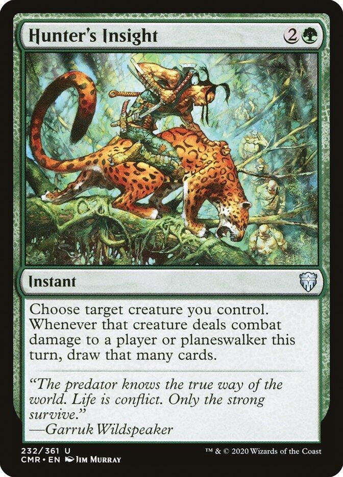 Image for Hunter's Insight (232) (Commander Legends) - Magic: The Gathering