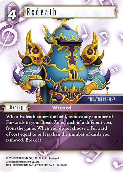 Image for Exdeath (12-076R) (Opus XII) - Final Fantasy TCG