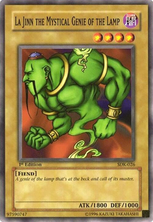 Image for La Jinn the Mystical Genie of the Lamp (SDK-026) (SDK) - YuGiOh