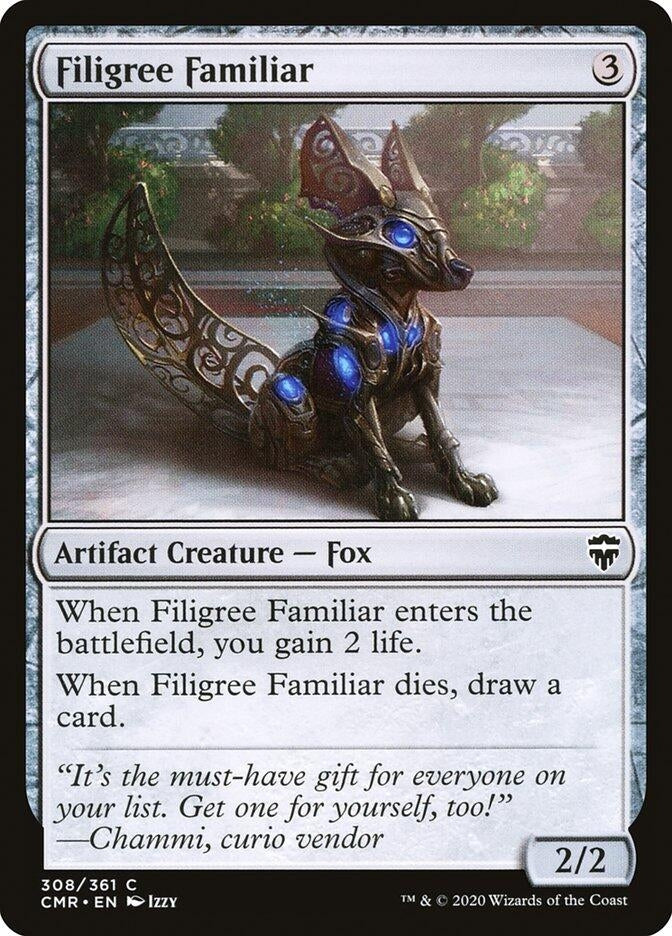 Image for Filigree Familiar (308) (Commander Legends) - Magic: The Gathering