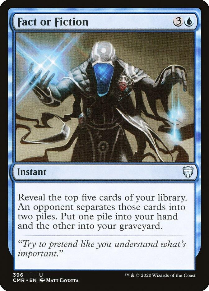 Image for Fact or Fiction (396) (Commander Legends) - Magic: The Gathering