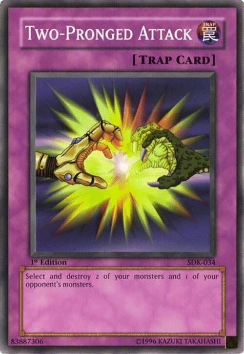 Image for Two-Pronged Attack (SDK-034) (SDK) - YuGiOh