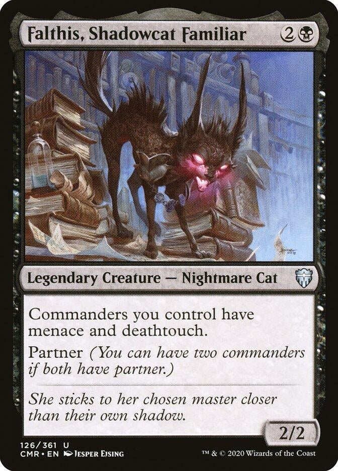 Image for Falthis, Shadowcat Familiar (126) (Commander Legends) - Magic: The Gathering