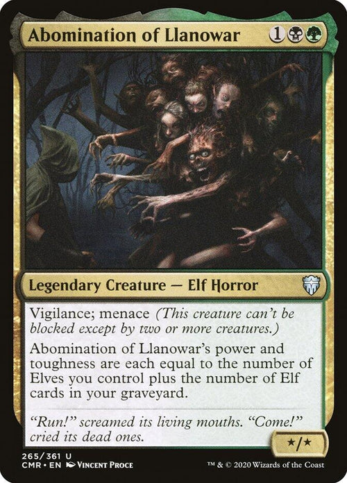 Image for Abomination of Llanowar (265) (Commander Legends) - Magic: The Gathering