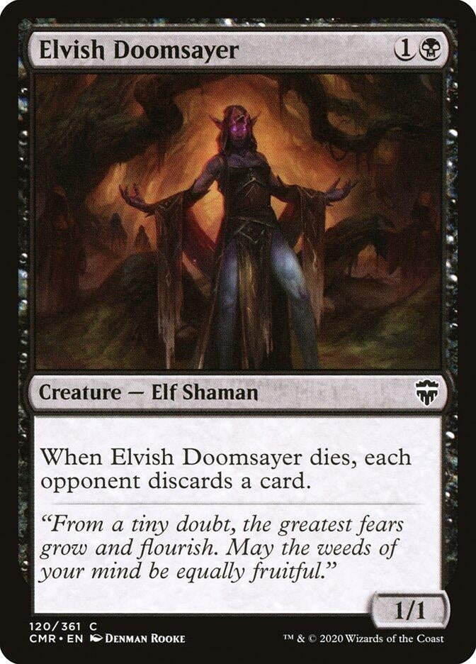 Image for Elvish Doomsayer (120) (Commander Legends) - Magic: The Gathering