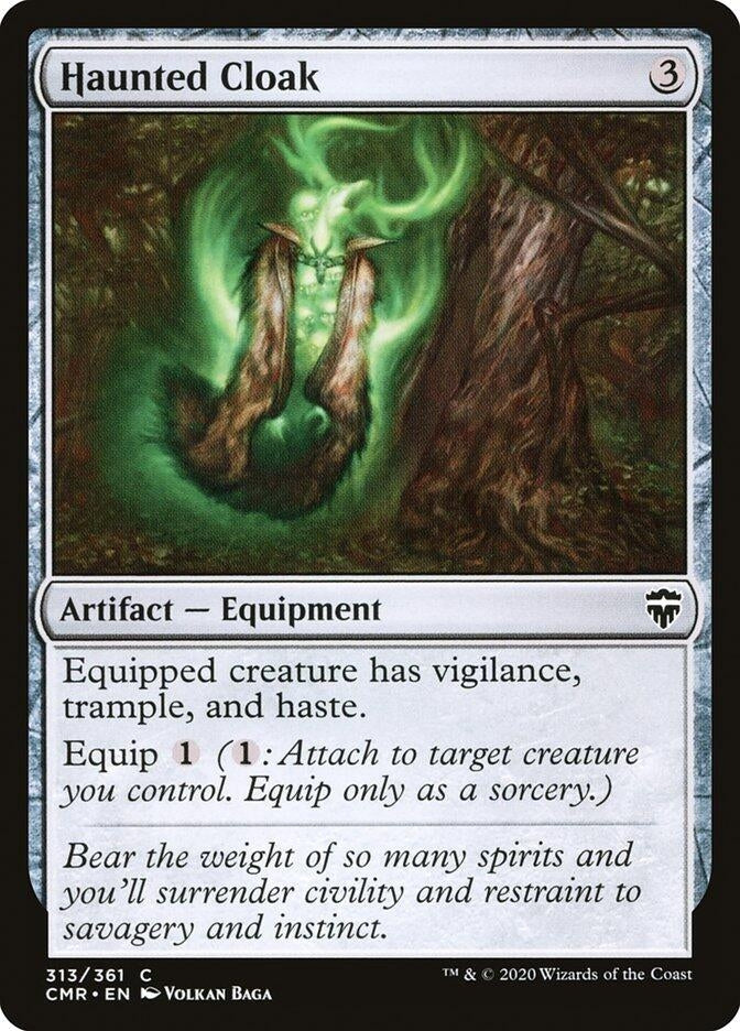 Image for Haunted Cloak (313) (313) (Commander Legends) - Magic: The Gathering