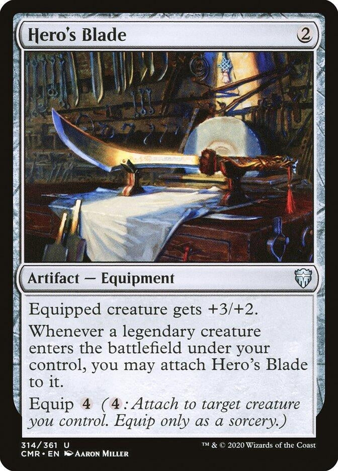 Image for Hero's Blade (314) (314) (Commander Legends) - Magic: The Gathering