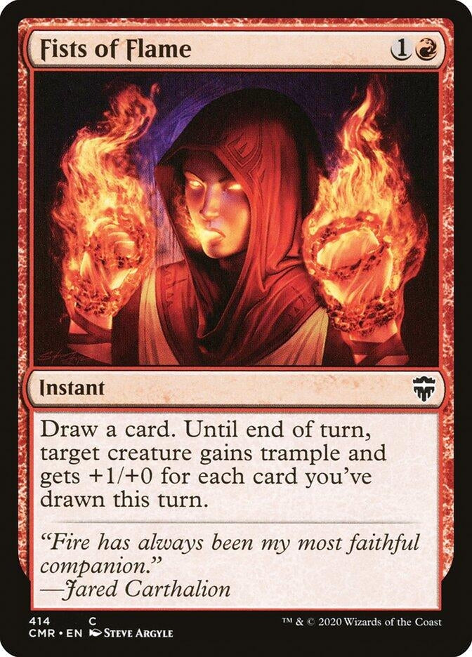 Image for Fists of Flame (414) (Commander Legends) - Magic: The Gathering