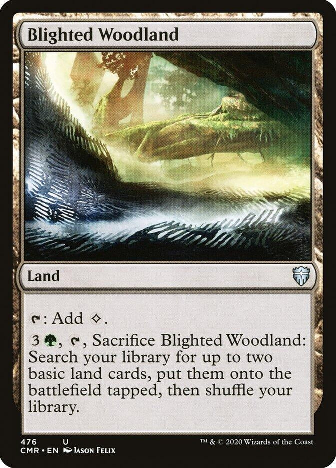 Image for Blighted Woodland (476) (Commander Legends) - Magic: The Gathering