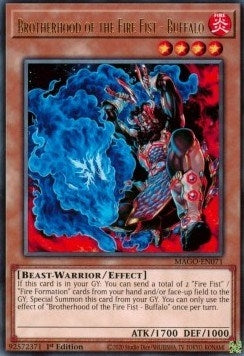 Image for Brotherhood of the Fire Fist - Buffalo (MAGO-EN071) (MAGO) - YuGiOh