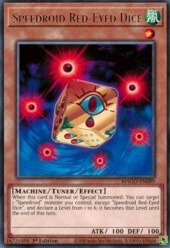 Image for Speedroid Red-Eyed Dice (MAGO-EN099) (MAGO) - YuGiOh
