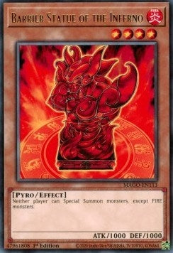 Image for Barrier Statue of the Inferno (MAGO-EN113) (MAGO) - YuGiOh