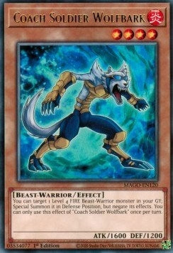 Image for Coach Soldier Wolfbark (MAGO-EN120) (MAGO) - YuGiOh