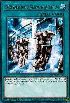 Image for Machine Duplication (MAGO-EN140) (MAGO) - YuGiOh