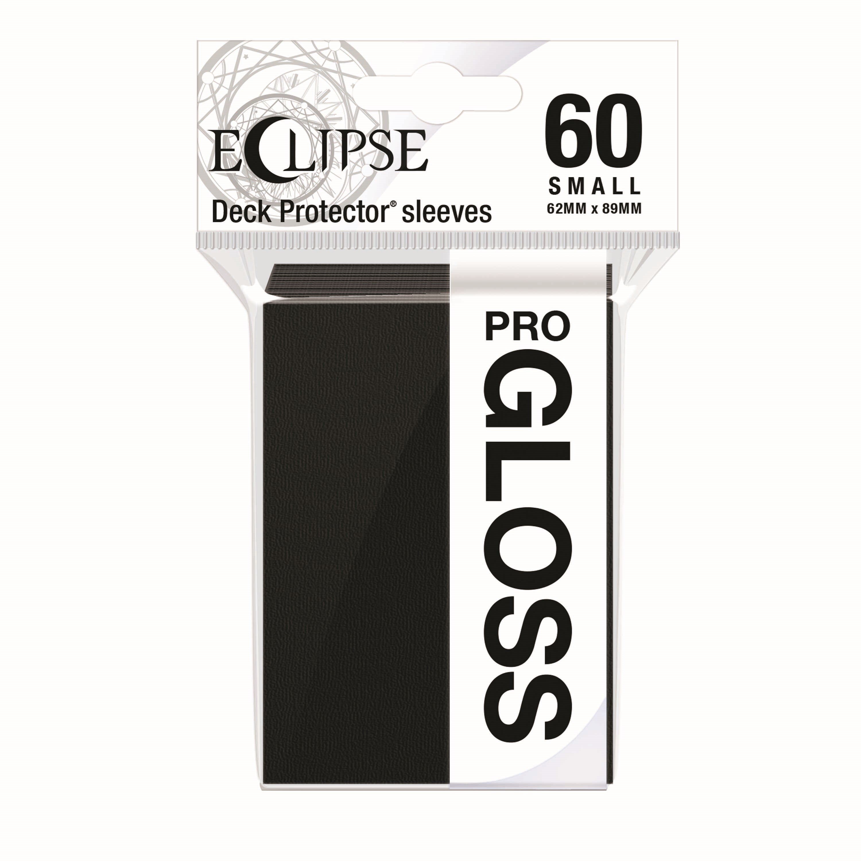 Image for PRO-Gloss Eclipse Small Deck Protector Sleeves - Jet Black (60-Pack) - Card Sleeves