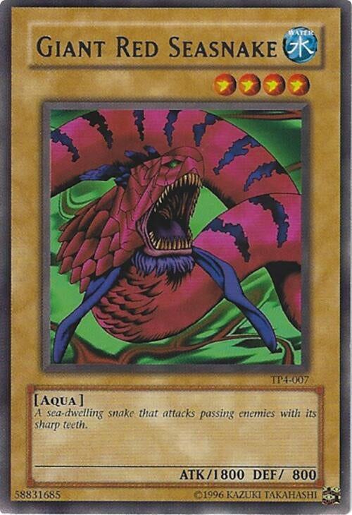 Image for Giant Red Seasnake (TP4-007) (TP4) - YuGiOh