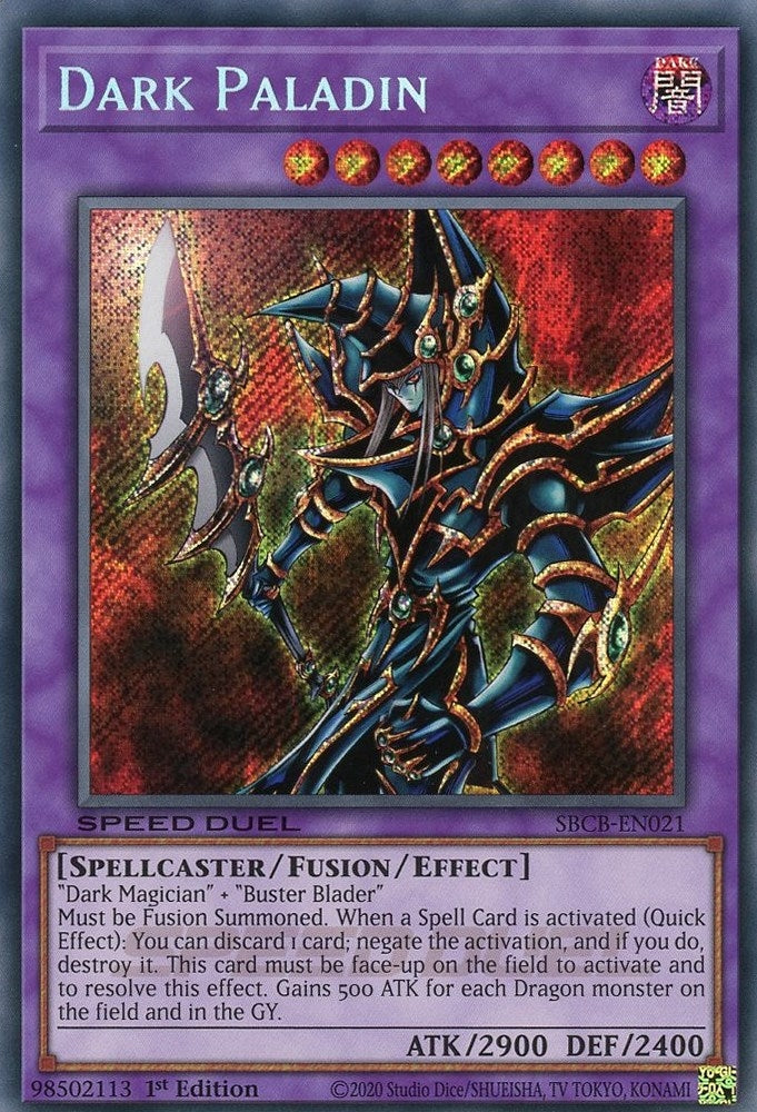 Image for Dark Paladin (Secret) (SBCB-EN021) (SBCB) - YuGiOh