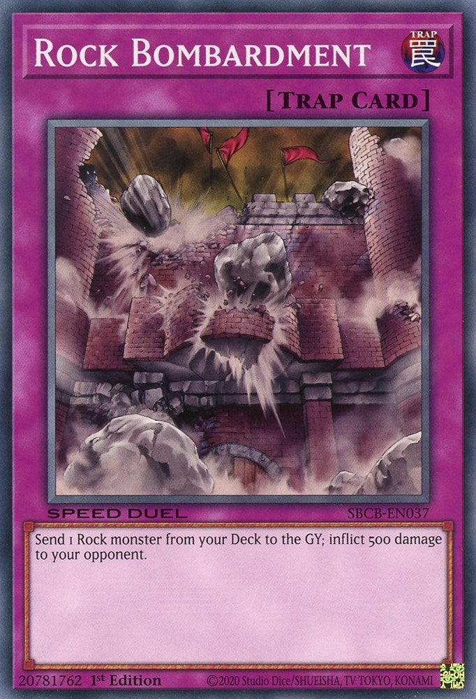 Image for Rock Bombardment (SBCB-EN037) (SBCB) - YuGiOh