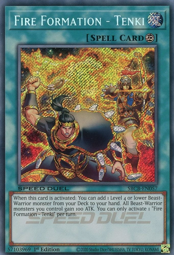 Image for Fire Formation - Tenki (Secret) (SBCB-EN057) (SBCB) - YuGiOh