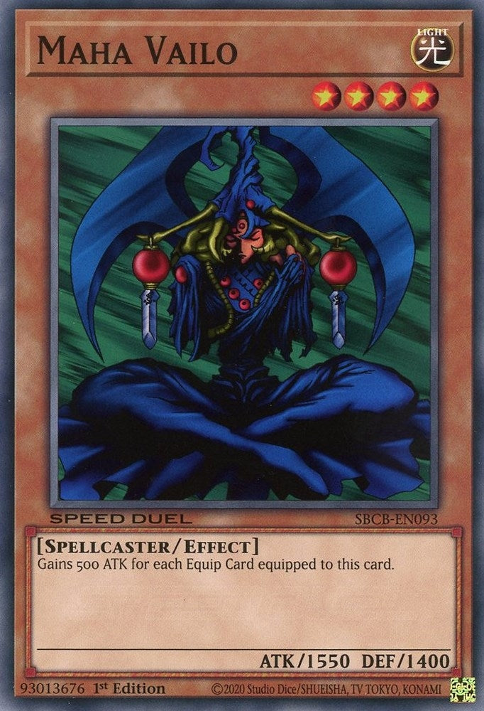 Image for Maha Vailo (SBCB-EN093) (SBCB) - YuGiOh