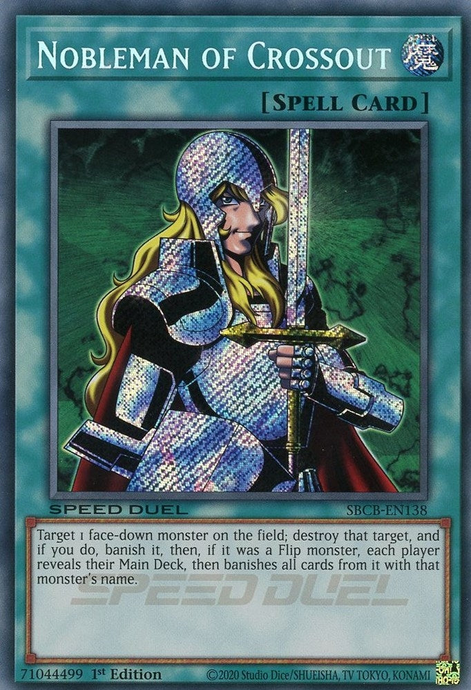Image for Nobleman of Crossout (Secret) (SBCB-EN138) (SBCB) - YuGiOh