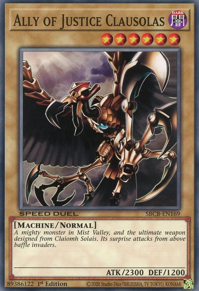 Image for Ally of Justice Clausolas (SBCB-EN169) (SBCB) - YuGiOh