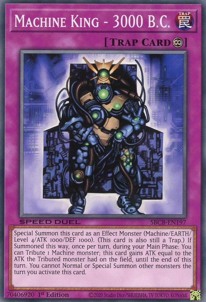 Image for Machine King - 3000 B.C. (SBCB-EN197) (SBCB) - YuGiOh