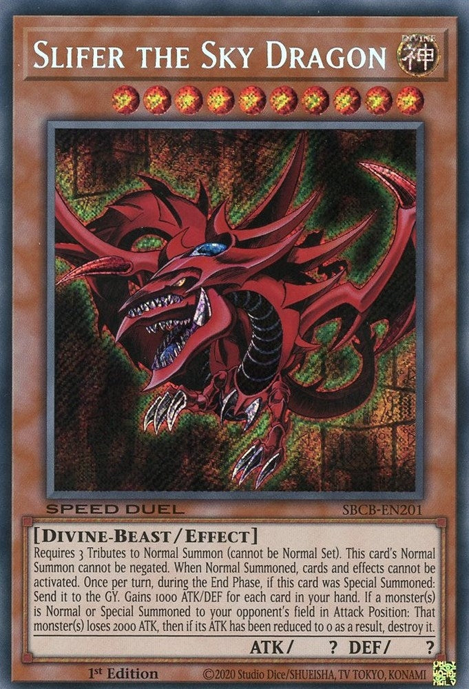 Image for Slifer the Sky Dragon (SBCB-EN201) (SBCB) - YuGiOh