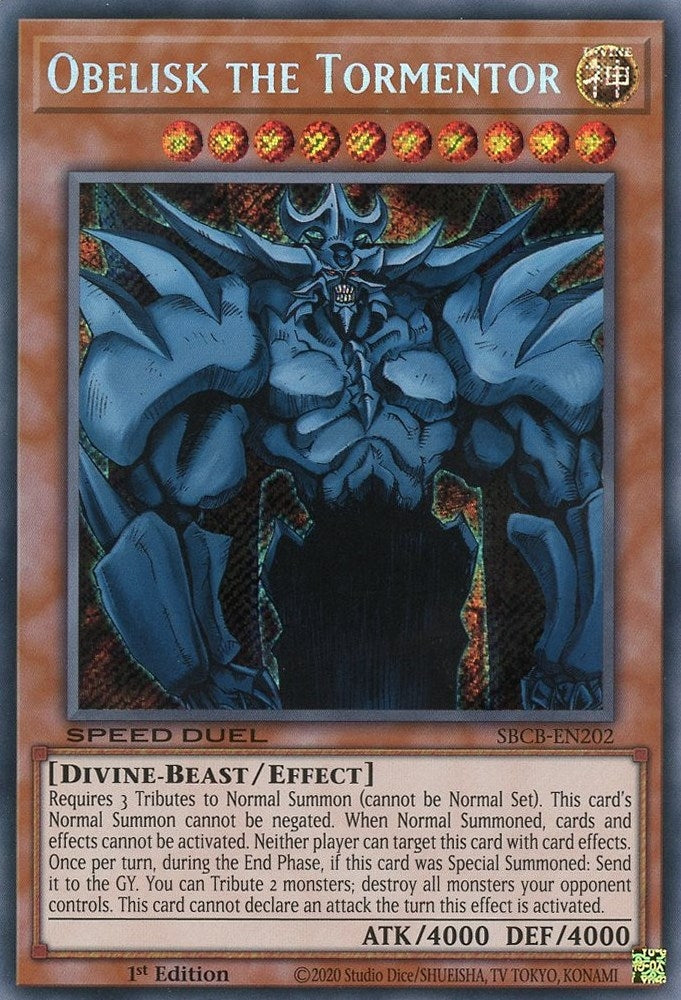 Image for Obelisk the Tormentor (SBCB-EN202) (SBCB) - YuGiOh