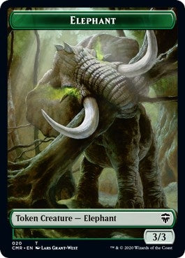 Image for Elephant // Soldier Double-Sided Token (20 // 16) (Commander Legends) - Magic: The Gathering