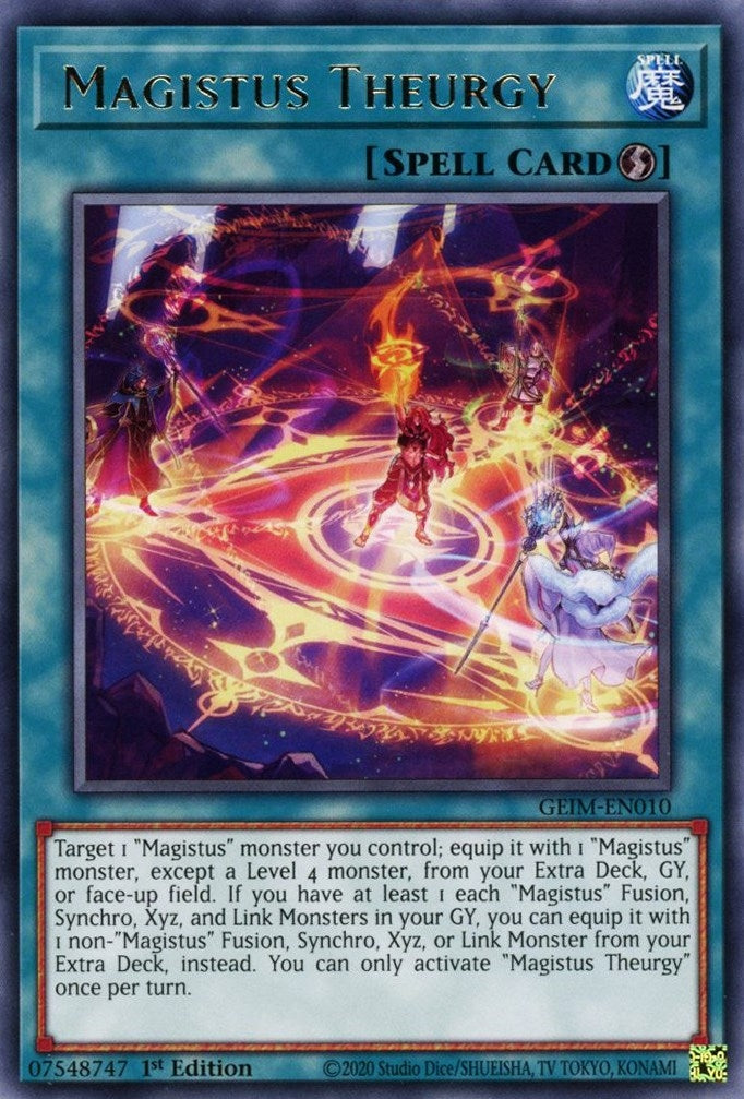 Image for Magistus Theurgy (GEIM-EN010) (GEIM) - YuGiOh