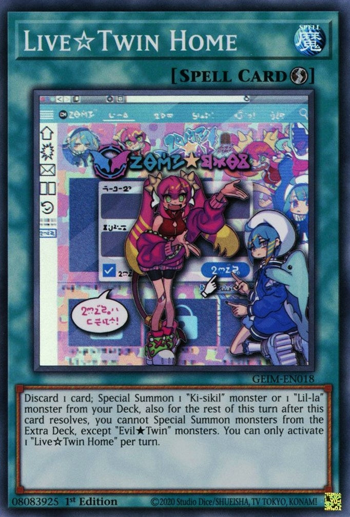 Image for Live Twin Home (GEIM-EN018) (GEIM) - YuGiOh
