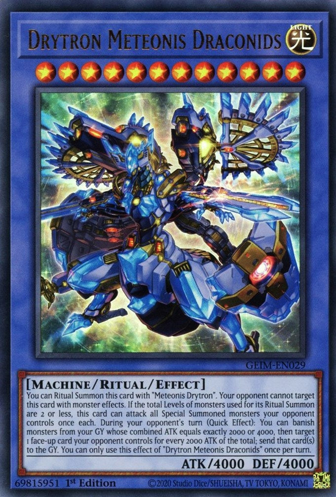 Image for Drytron Meteonis Draconids (GEIM-EN029) (GEIM) - YuGiOh