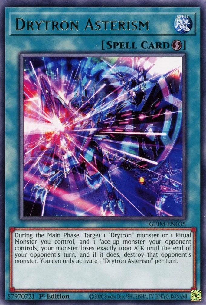 Image for Drytron Asterism (GEIM-EN035) (GEIM) - YuGiOh