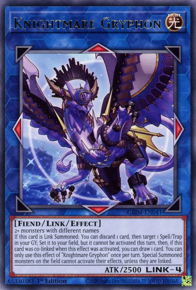 Image for Knightmare Gryphon (GEIM-EN041) (GEIM) - YuGiOh